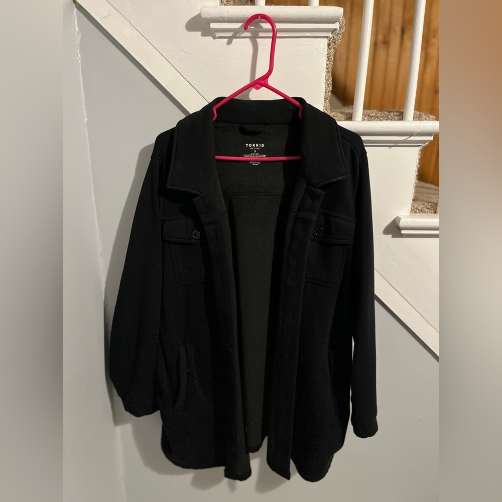 Torrid Classic Black Coat